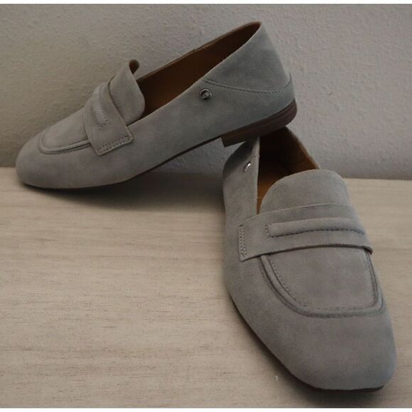 UGG 1128414 Women's Sz 5 Gray Arroyo Suede Janaya Collapsible Loafer $90 - Picture 8 of 10